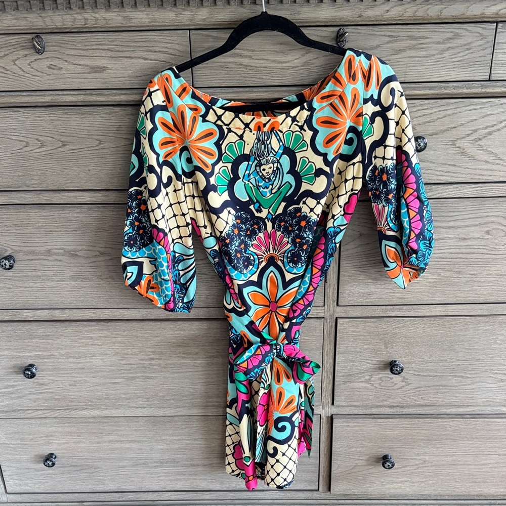 Lilly Pulitzer Vibrant Floral Midi Dress